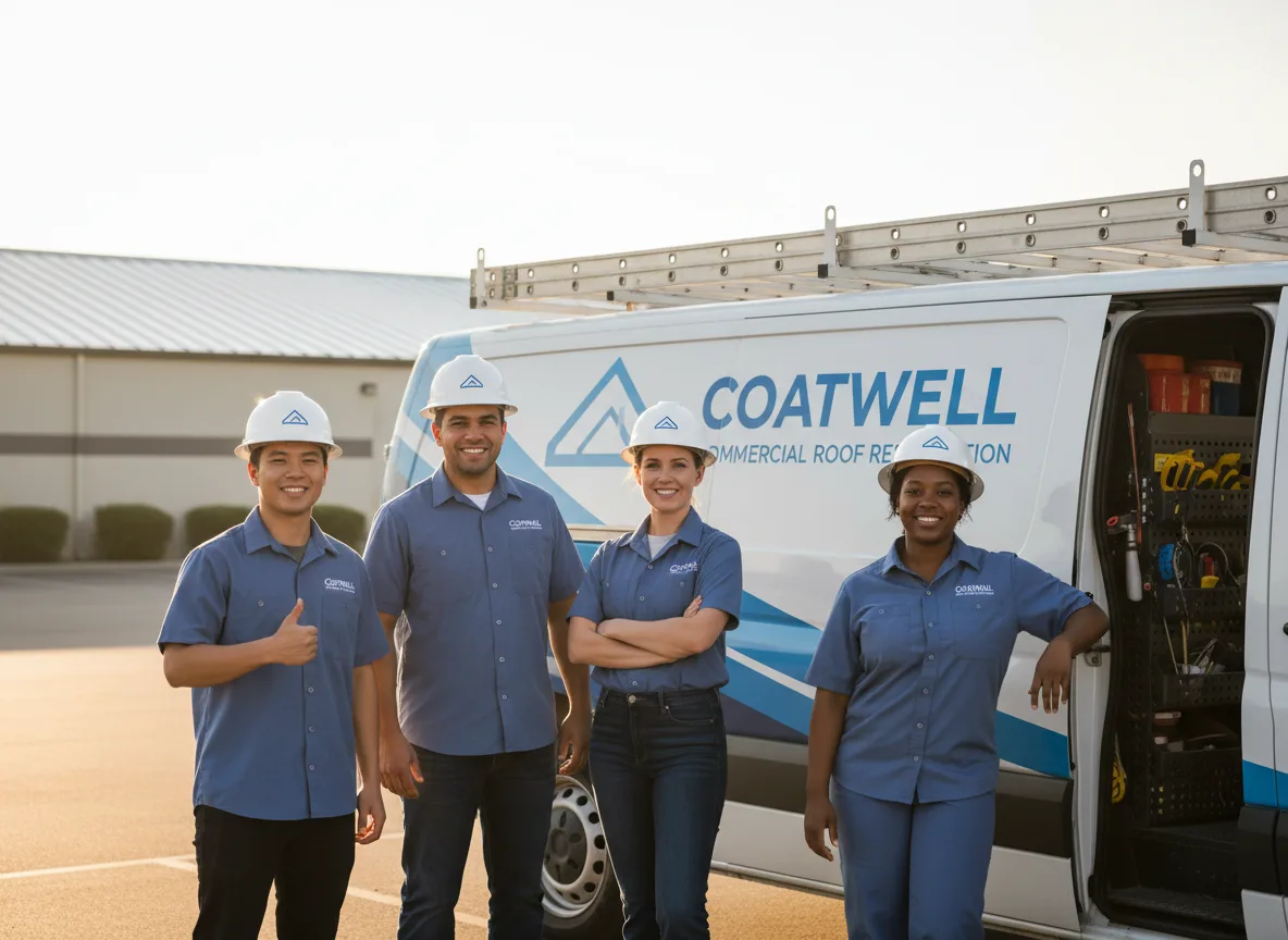 Commercial roof coating company in Amston, CT